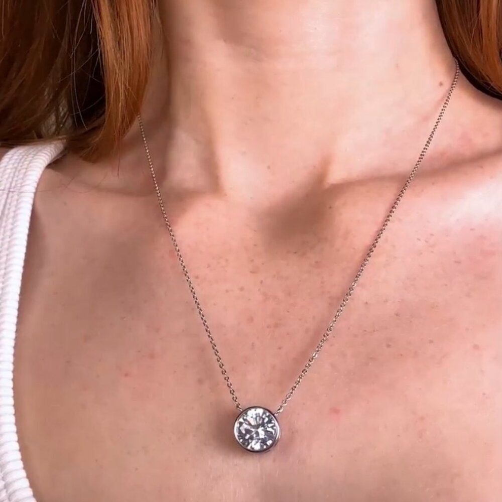 Melinda Maria Mama Baroness Necklace - SILVER - NWT